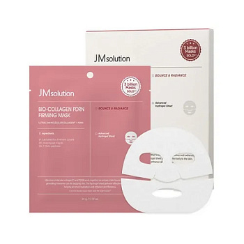 Гидрогелевая маска с ПДРН и коллагеном JMSOLUTION BIOCOLLAGEN PDRN FIRMING MASK 34гр
