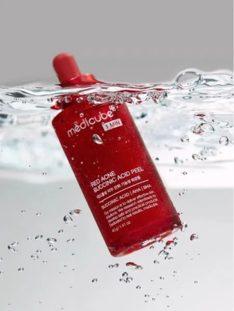Пилинг для проблемной кожи с янтарной кислотой medicube Red Acne Succinic Acid Peel 40мл